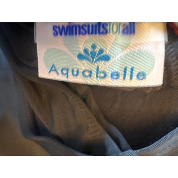 NWT Aquabelle Swimsuits for All Blue One Piece Size 32 - Picture 7 of 7
